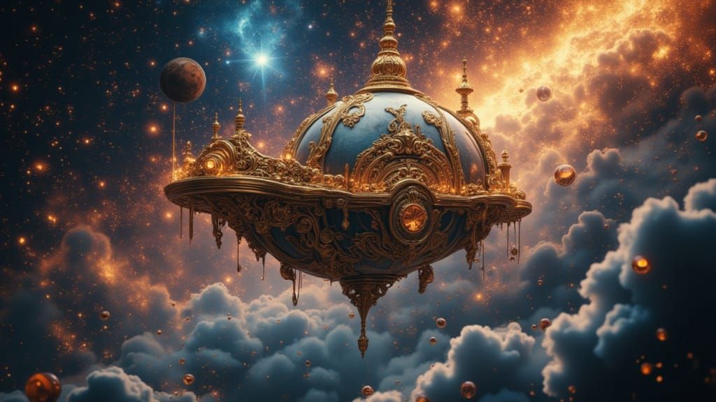 Cosmic Collectors in Ornate Steam Vessels