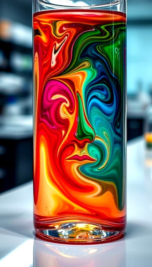 Surreal Laboratory Scene in HDR