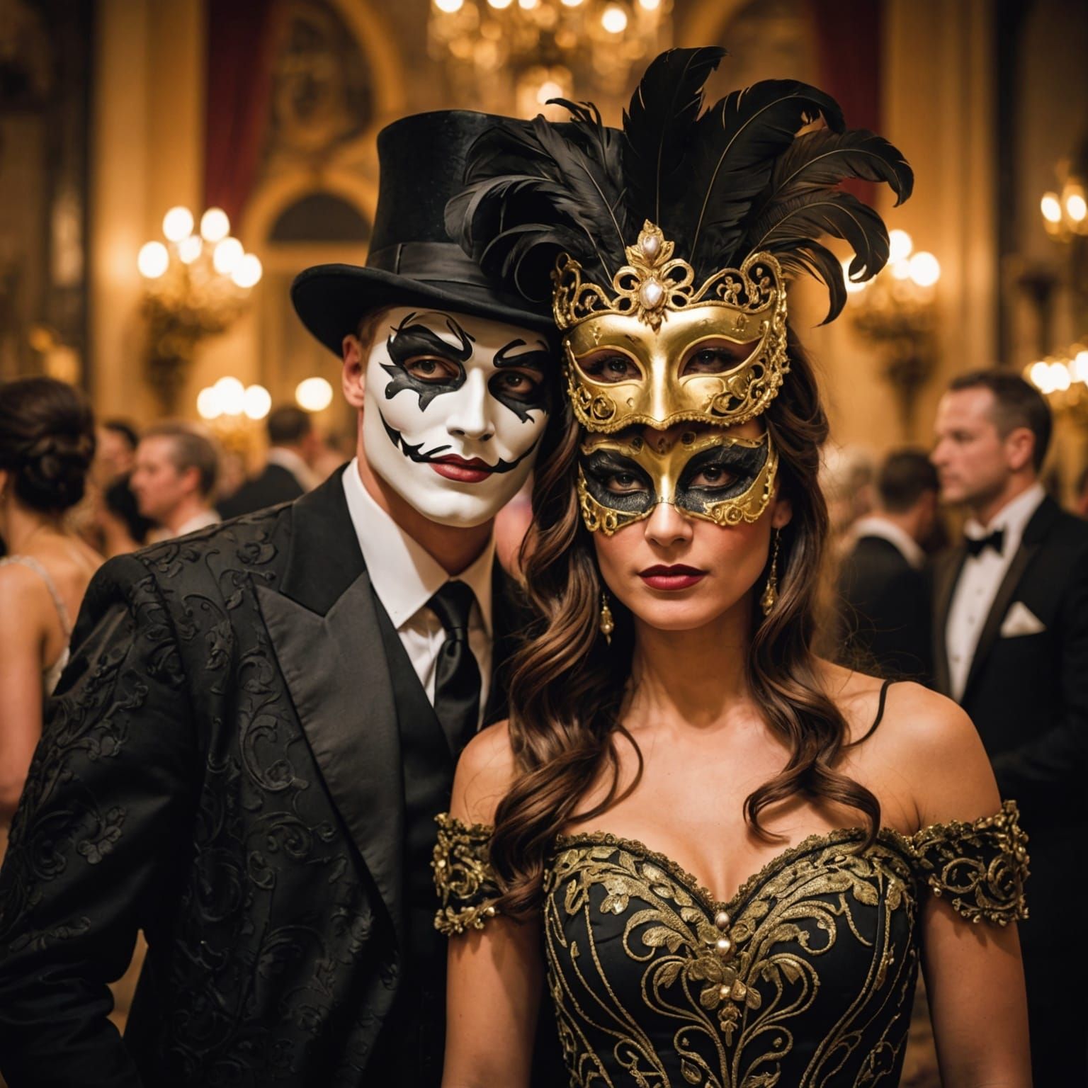 FAILURE - DALLE 3 --- Masquerade Ball