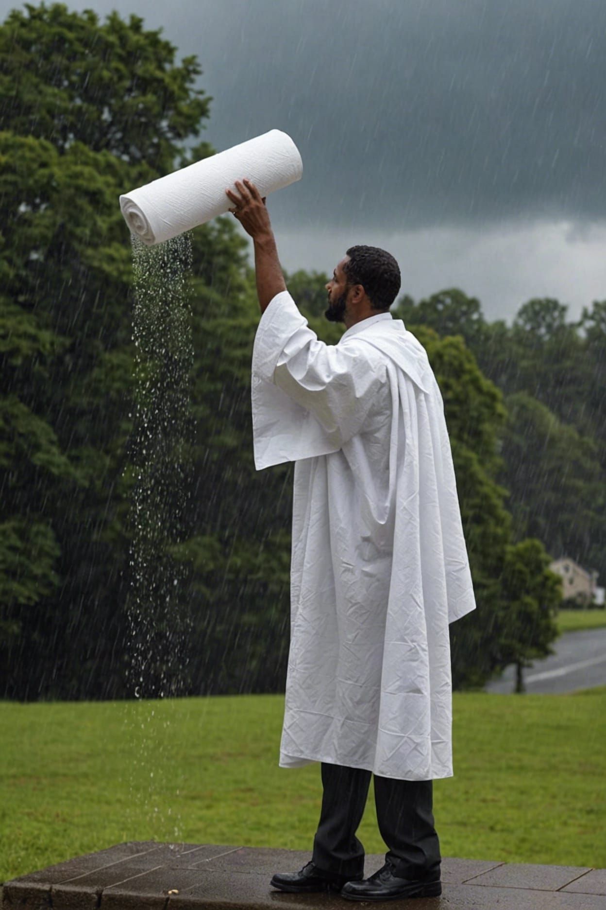 Paper Towel Jehovah Creates Rain