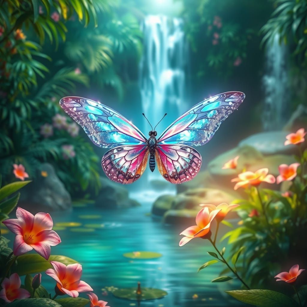 Whispers of light in a dreamlike realm