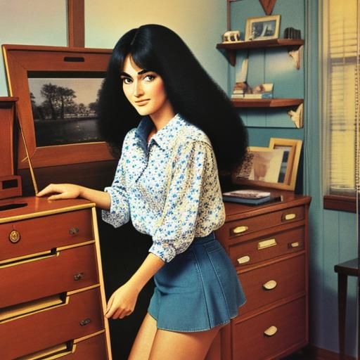 1970s Teenager and Cedar Hope Chest