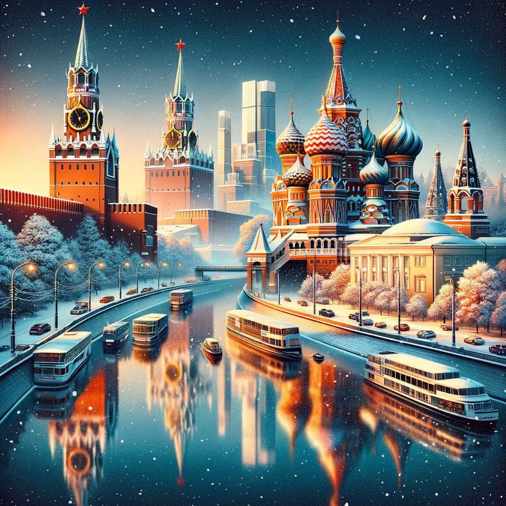 Moscow Unscripted: Iconic Winter Cityscape Tour Agency