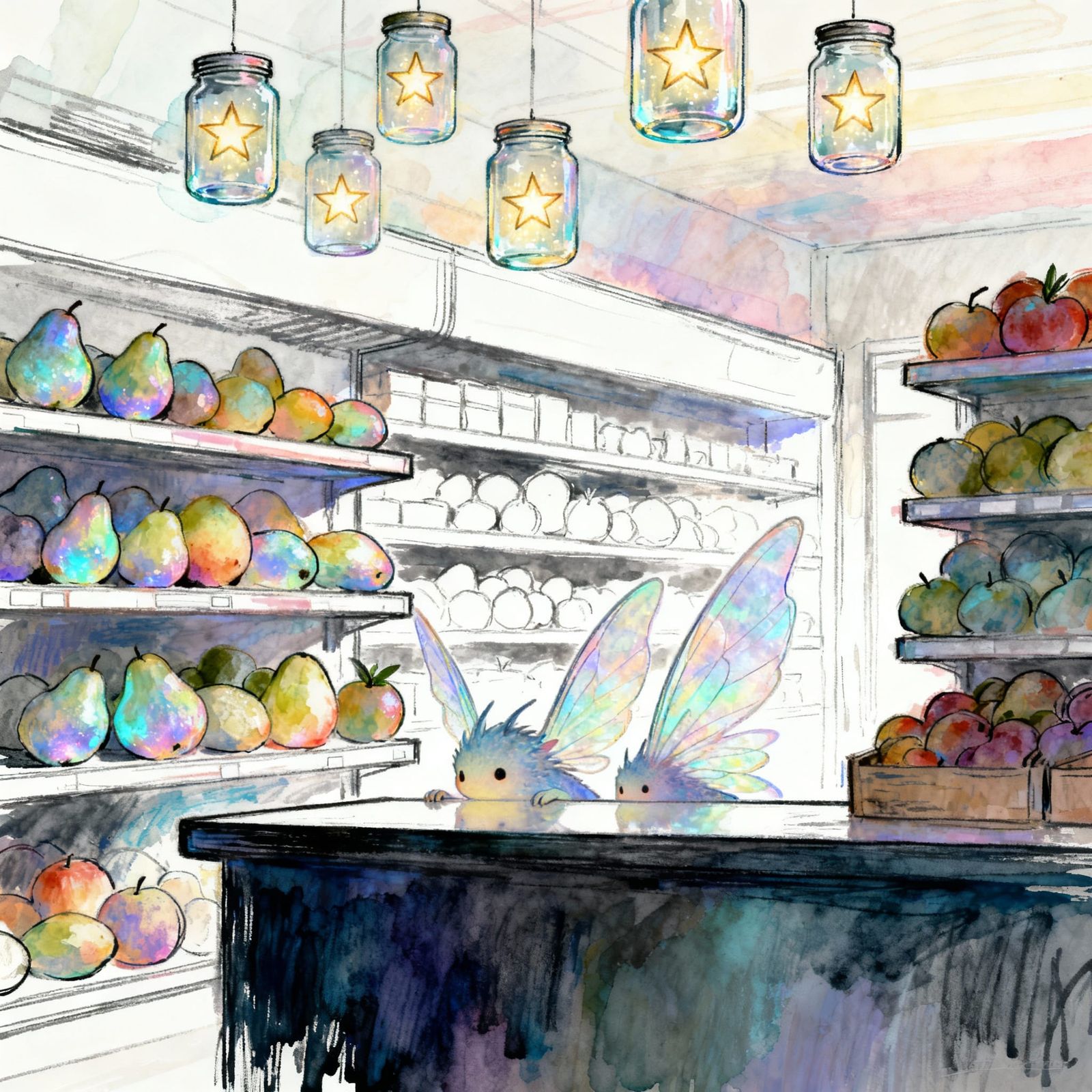 Magical Grocery Store Full of Wonders and Curiosities