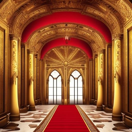 Castle hallway design