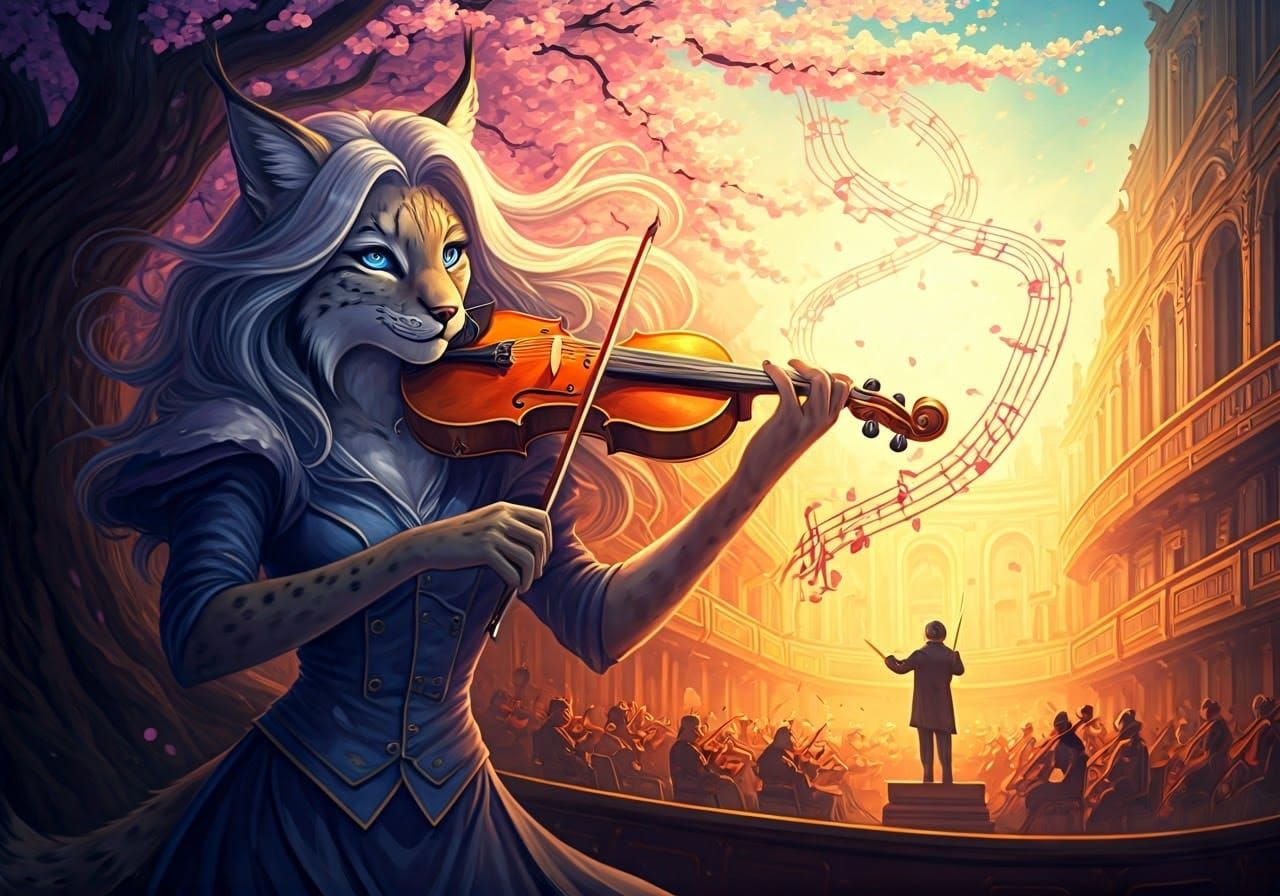 Dark Fantasy Springtime Elegance