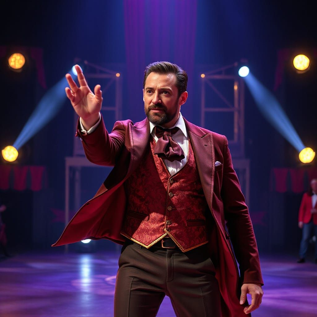 Hugh Jackman as The Greatest Showman