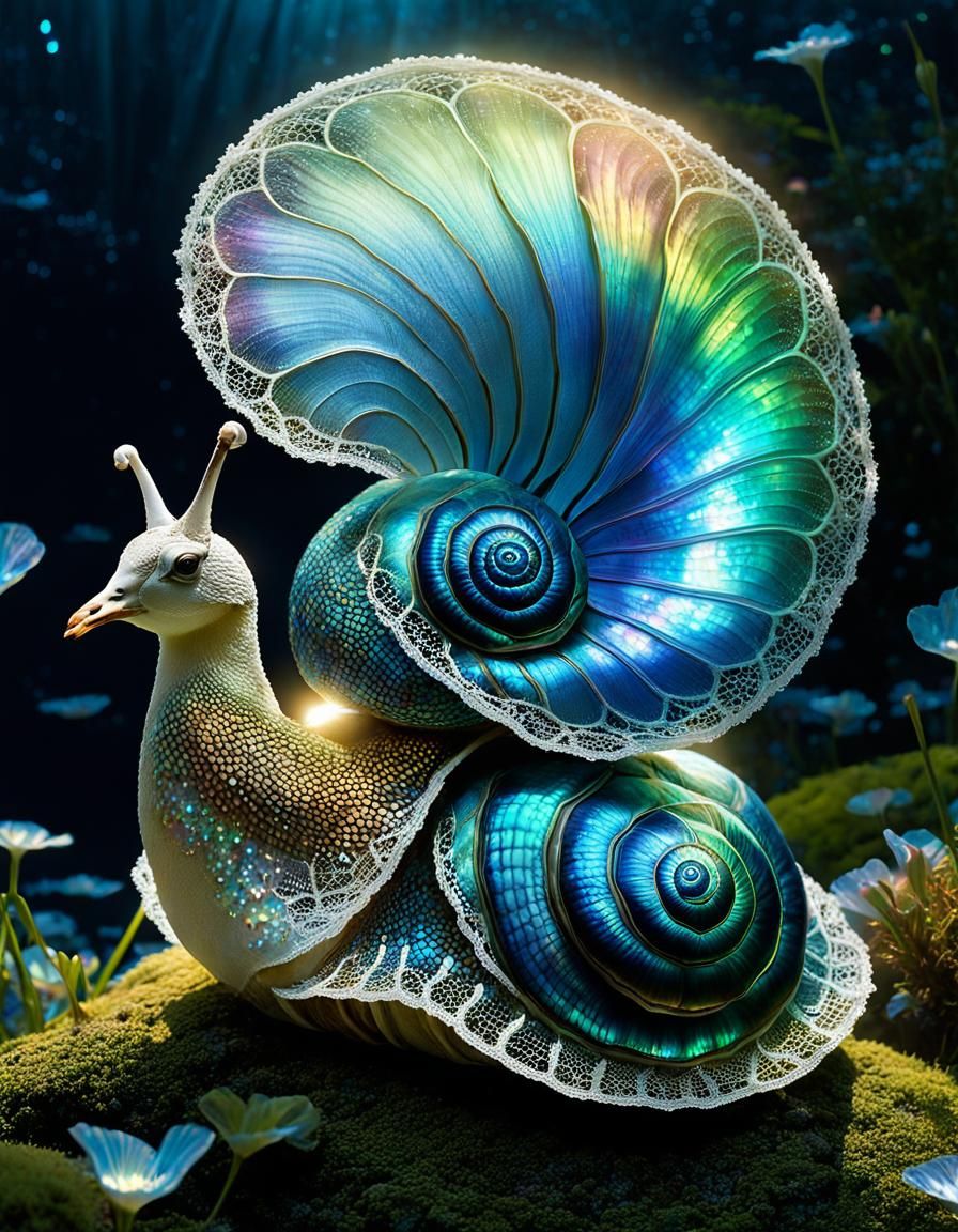 snail-swan hybrid