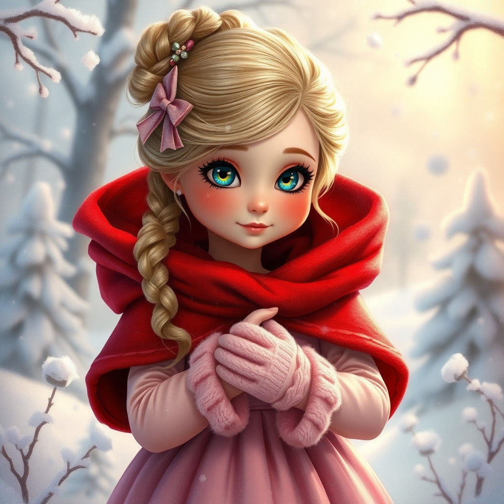 Ethereal Cindy Lou Who in Winter Wonderland