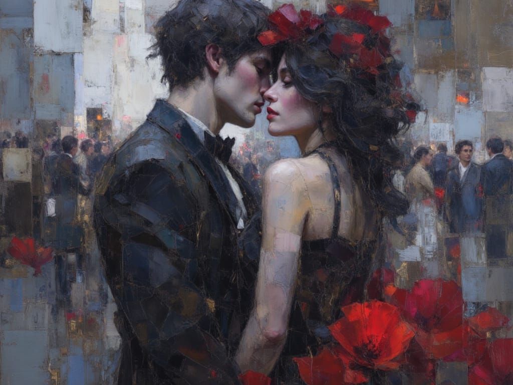 Earth and Rose Aesthetic AI Art