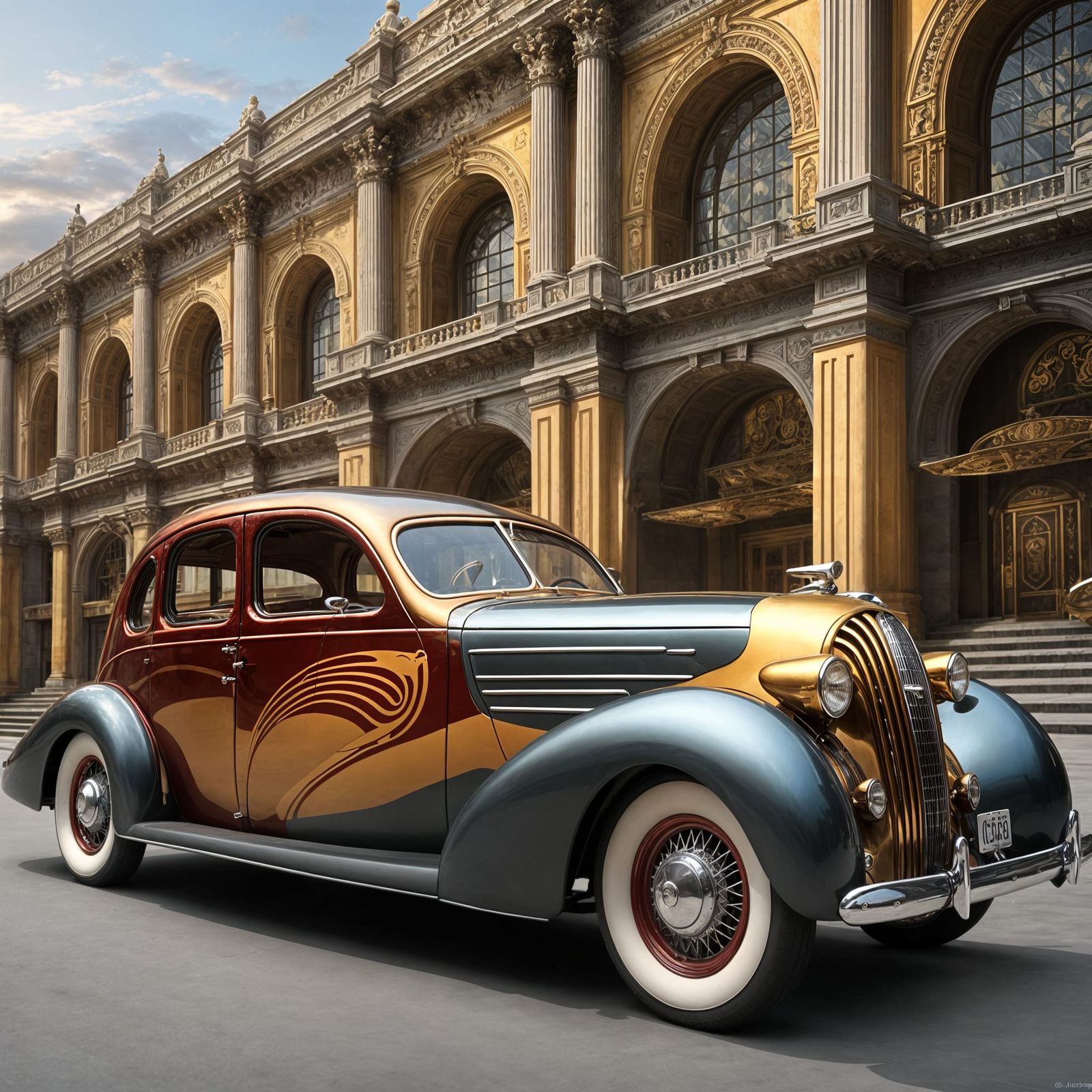 Art Deco 1938 Fastback at the Opera