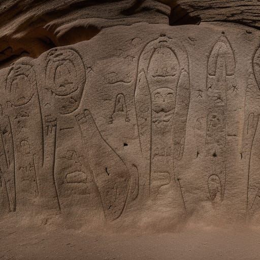 Ancient Cave Wall Carvings of Swear Words
