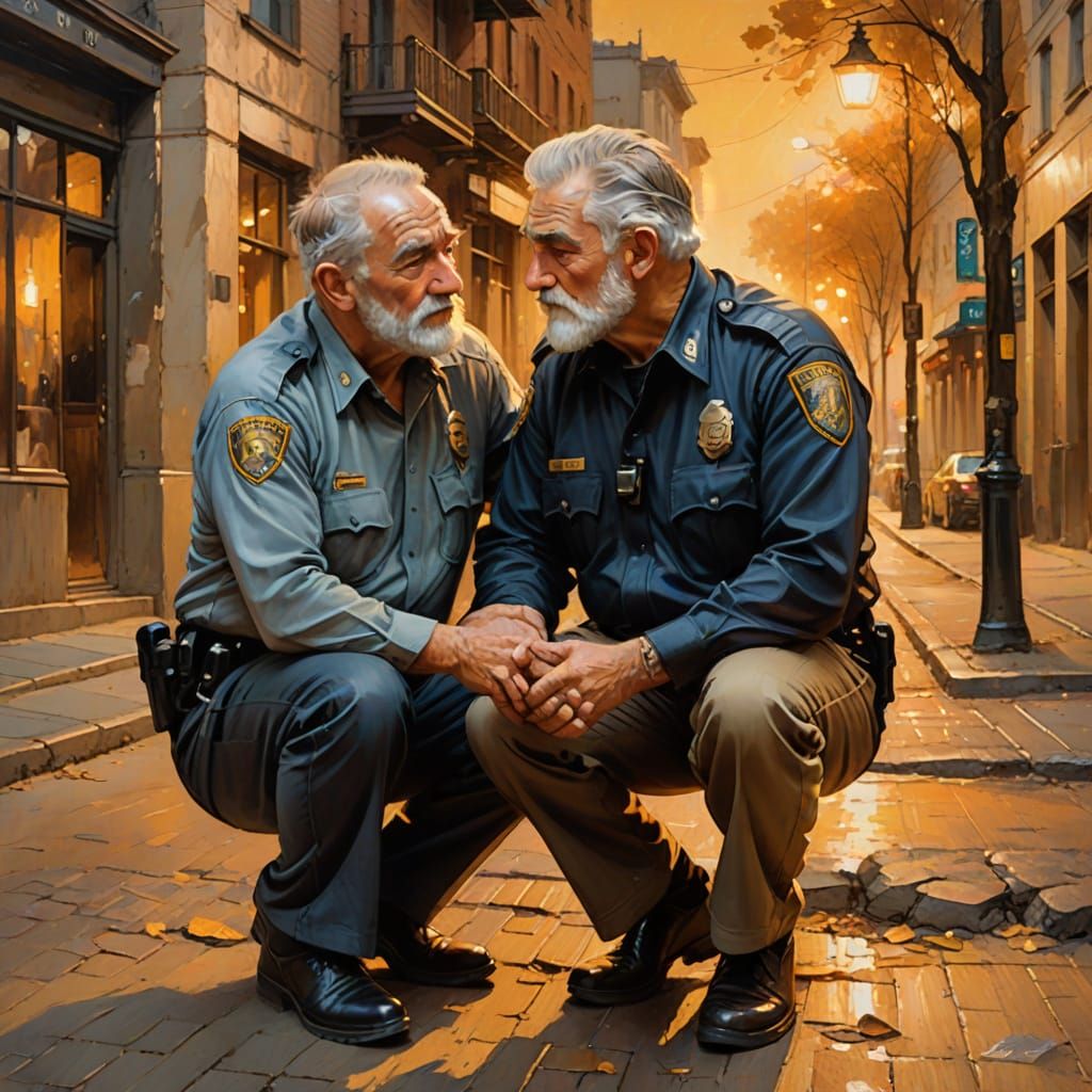 Passionate Kiss: An Oil Painting Masterpiece