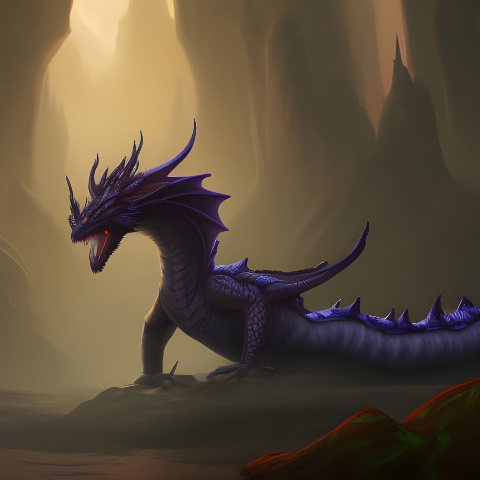 Dragon Prince Transformation: Fantasy Concept Art