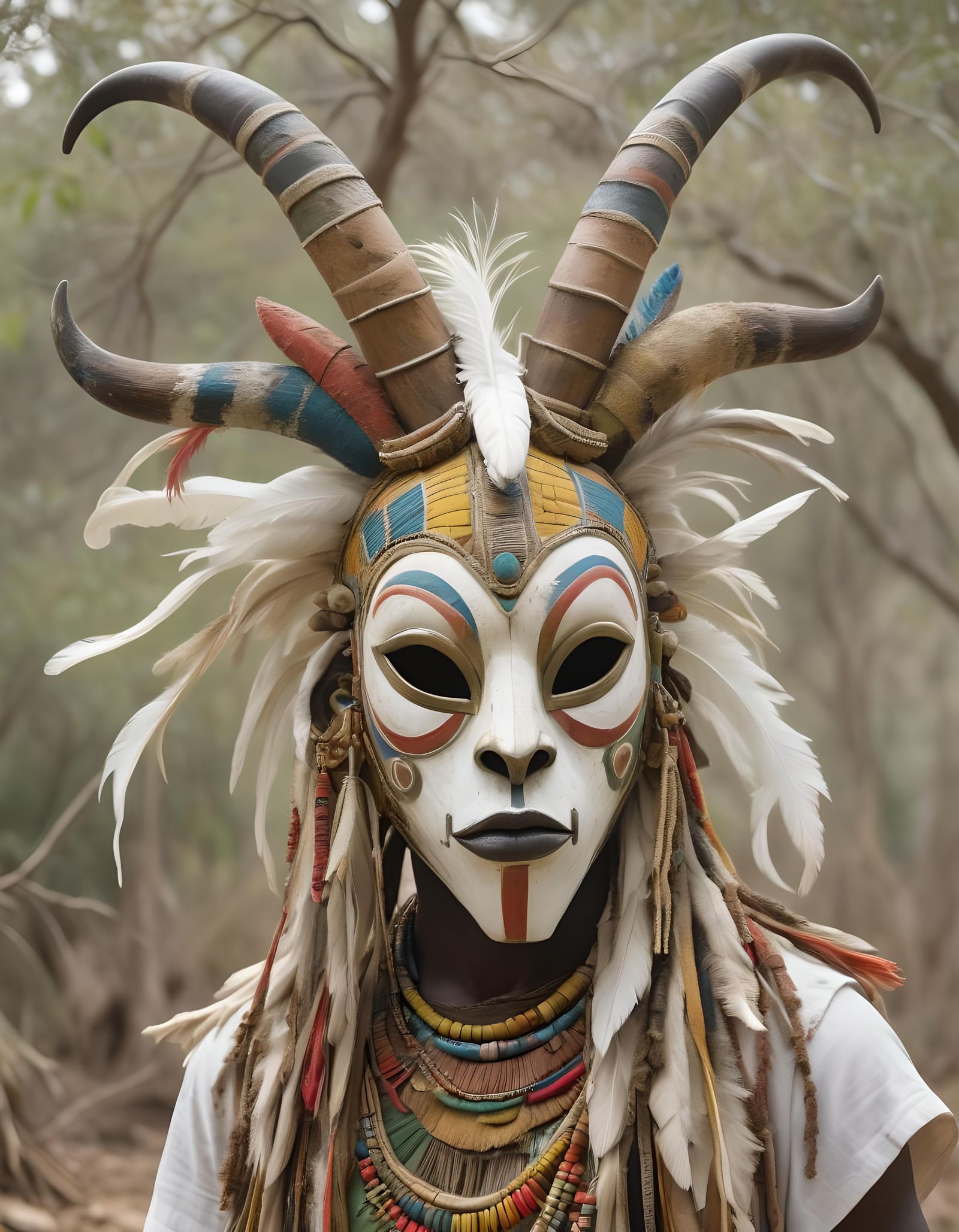 African Animal Mask Ceremony