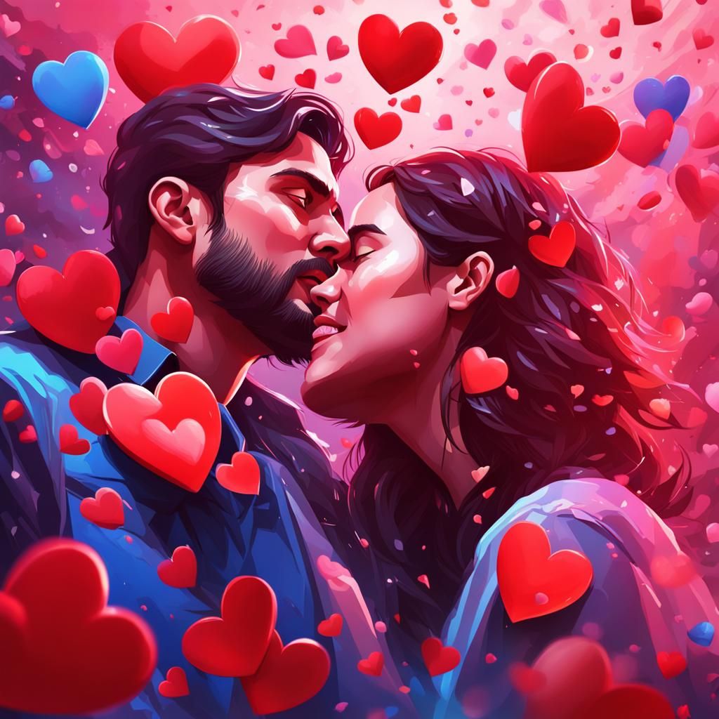 Hyperrealistic Valentine's Day Concept Art
