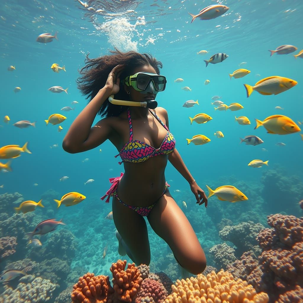 Diverse Underwater Scene in Photorealistic Style