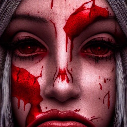 Blood: Photorealistic Horror Illustration in 4K