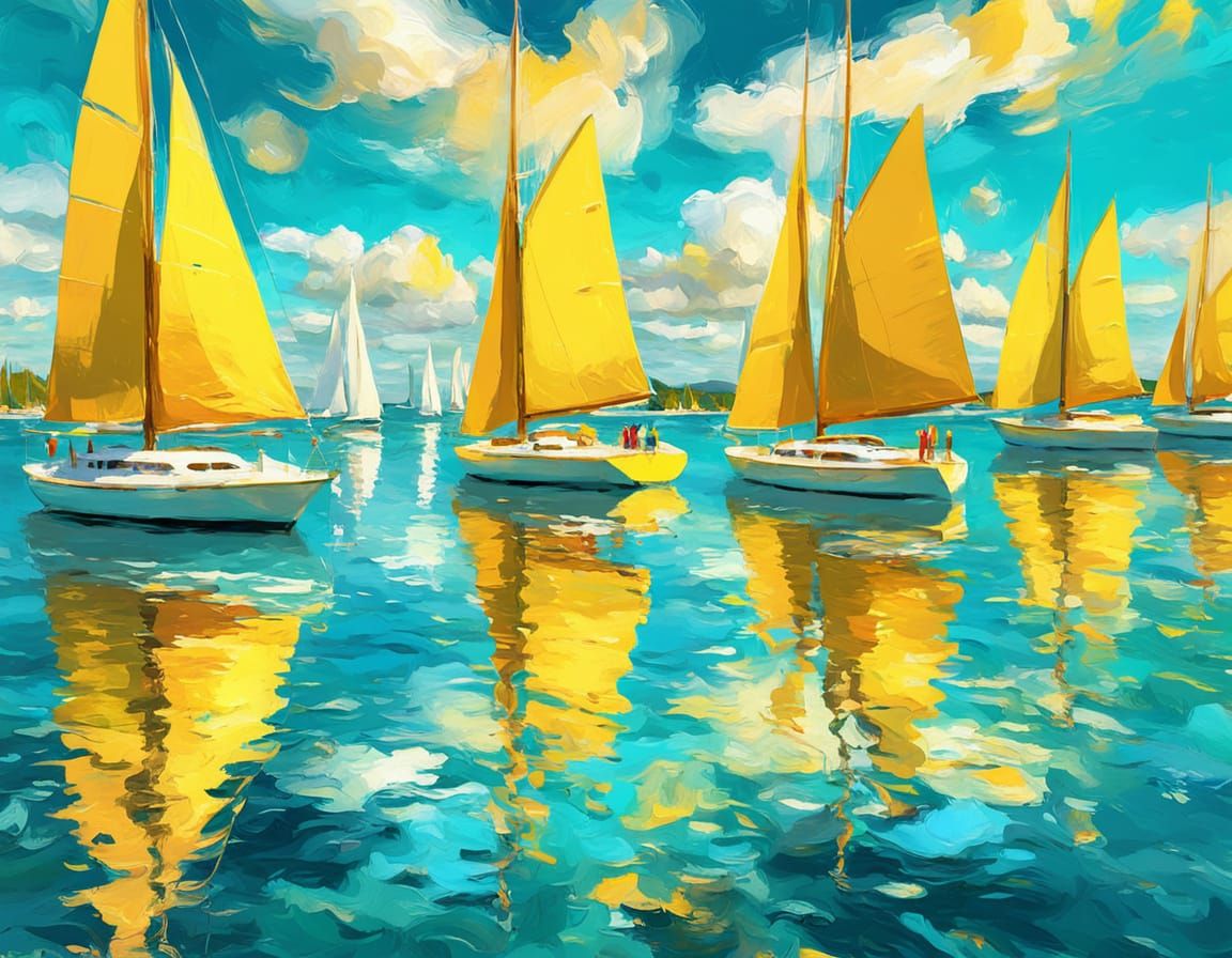 Amazing Yellow Yachts