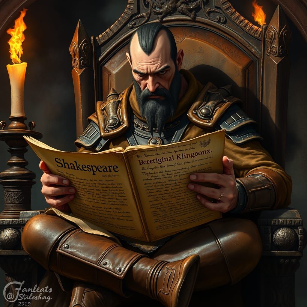 Scholarly Warrior Ponders Klingon Shakespeare in Dramatic Li...