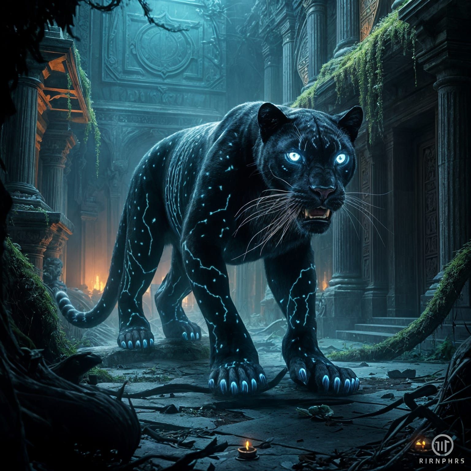Spectral Panther Unveils Ancient Temple Secrets