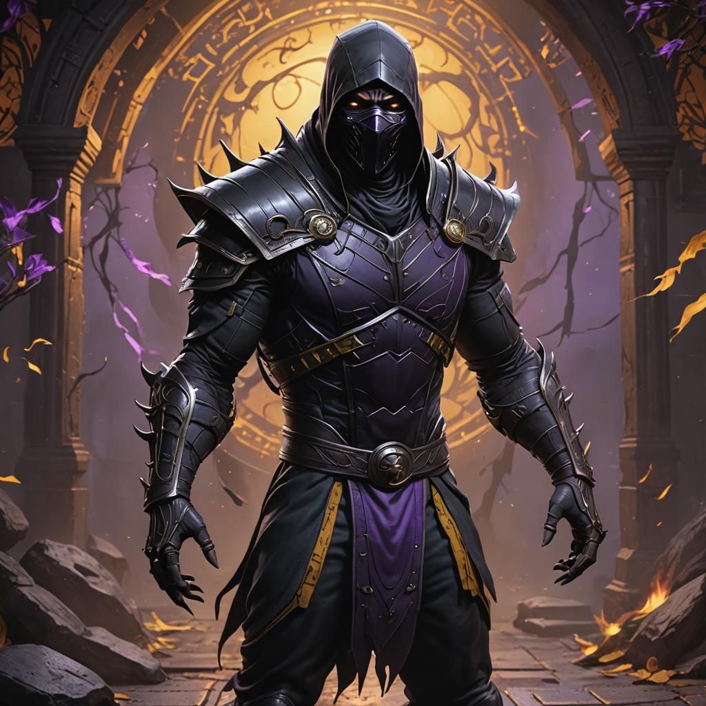 Noob Saibot: Dark Fantasy Concept Art in 8k