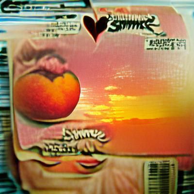 Peaceful Peach Sunset Sky Gradient