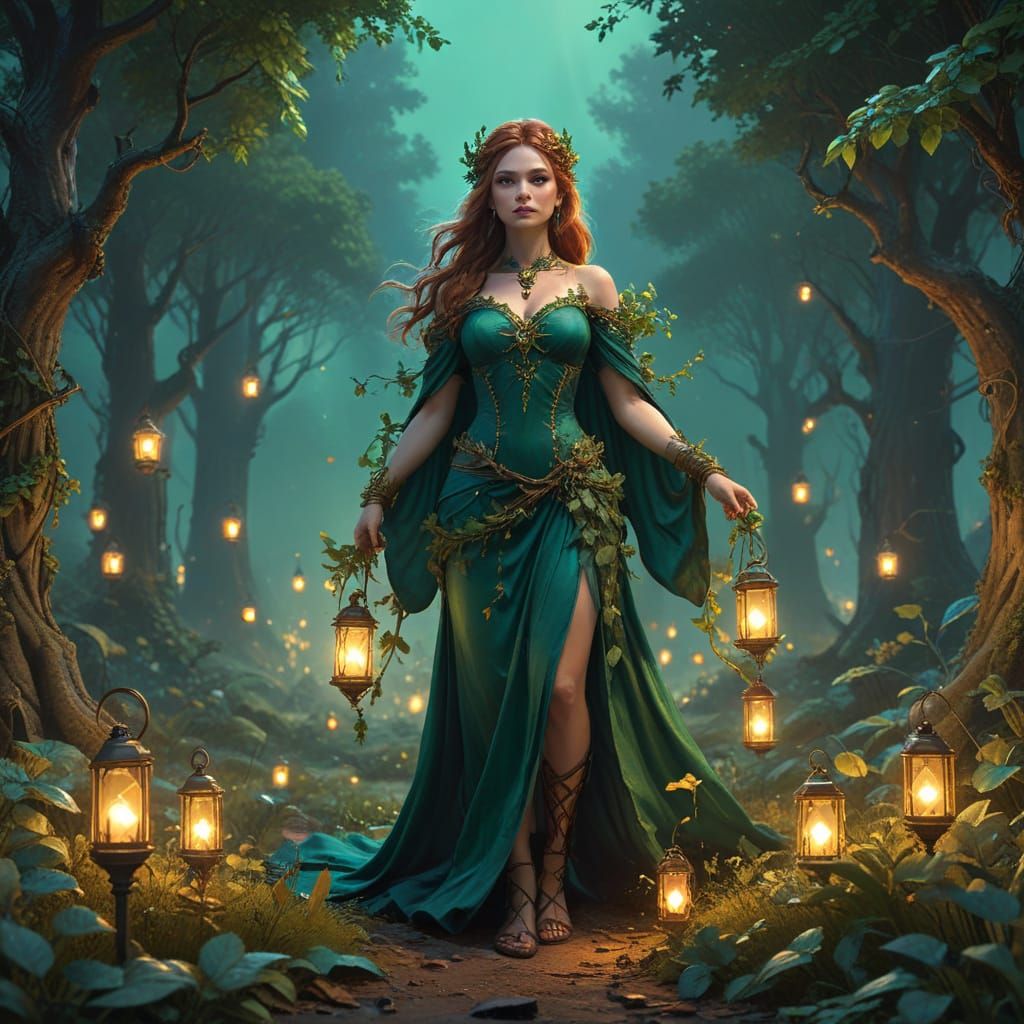 Ethereal Mother Nature Embodied in Aeternum Landscape