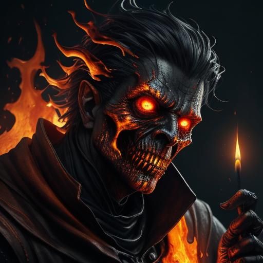 Searing Wight Dark Fantasy Concept Art