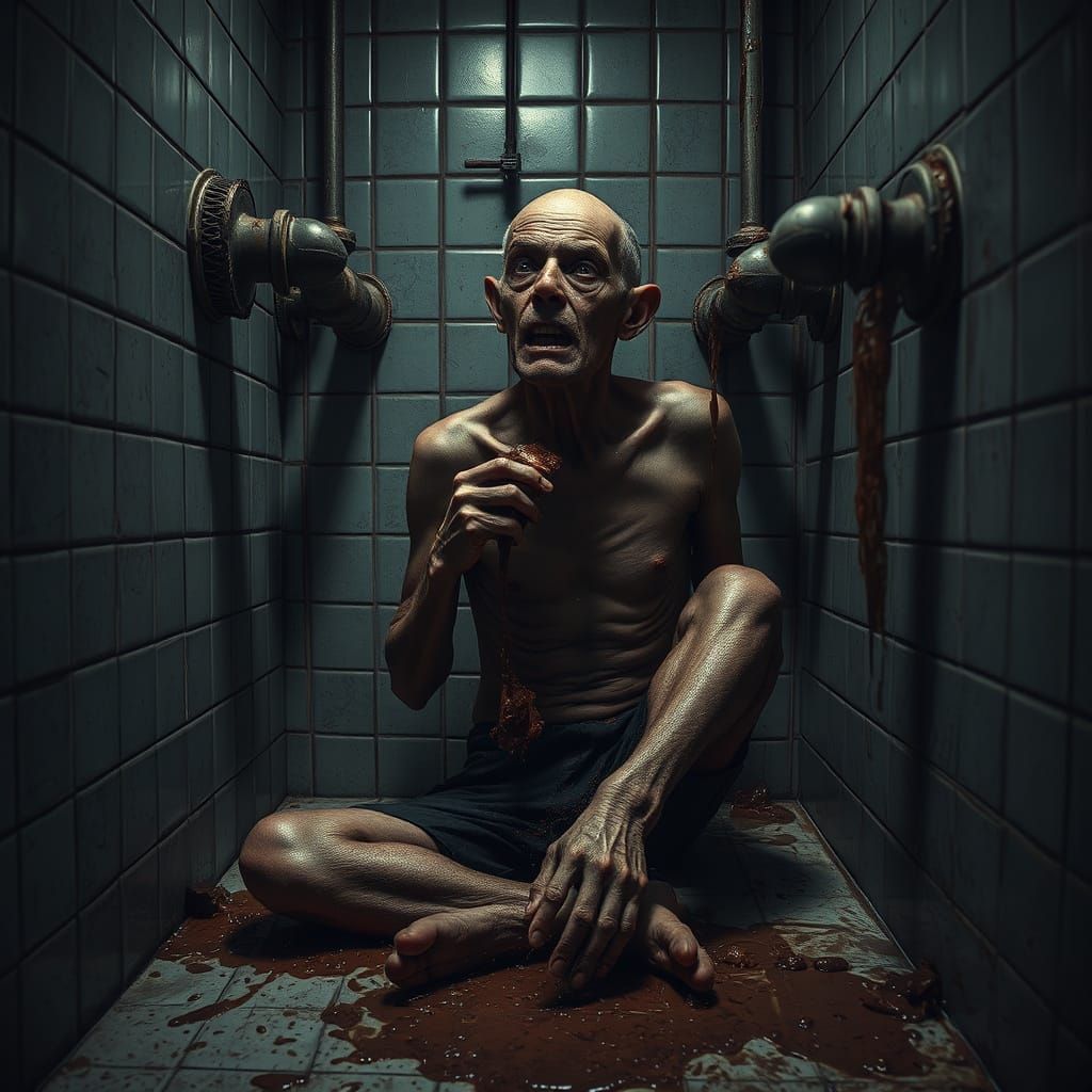 Man Sacrifices Himself to Oozing Pipes in Haunting Room