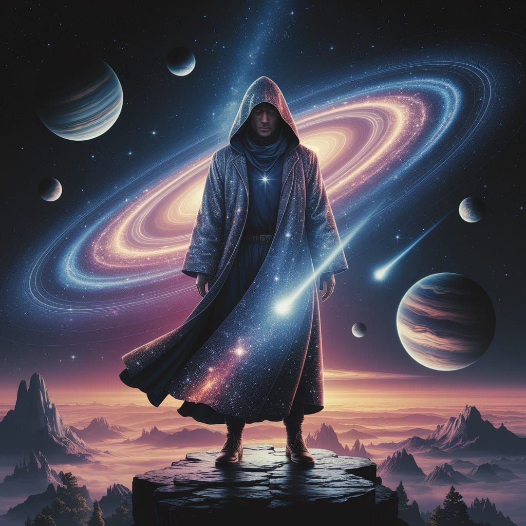 Stardust Figure in Cosmic Landscape