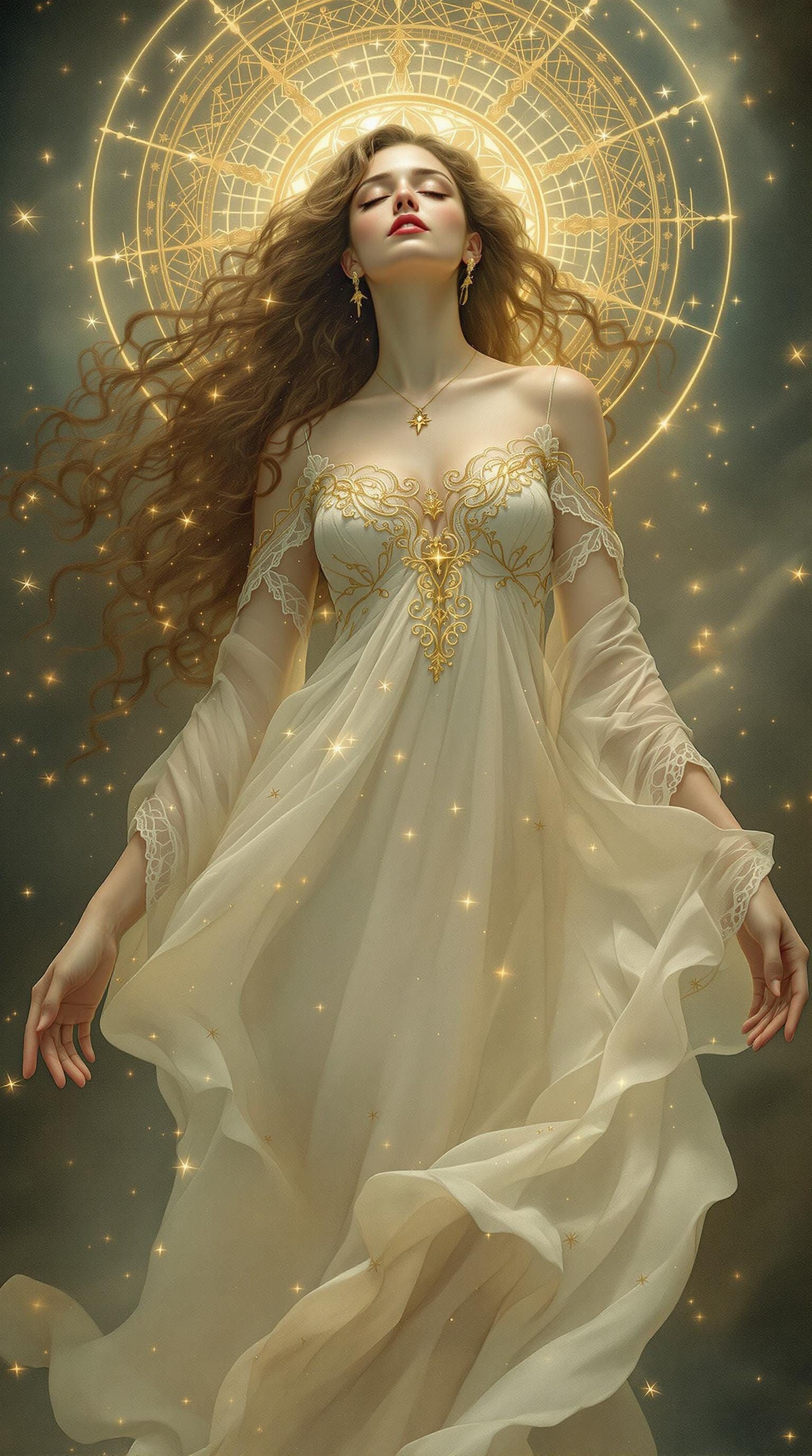 Surreal Goddess in Soft Light
