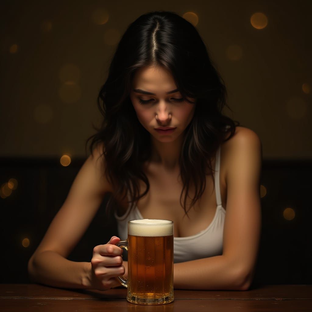 Romantic Melancholy in Soft Light