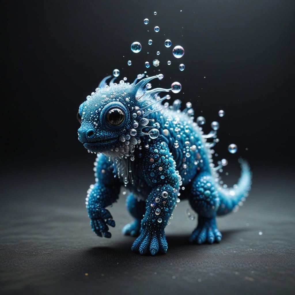 Bubble Creature: A Being of Countless Spheres