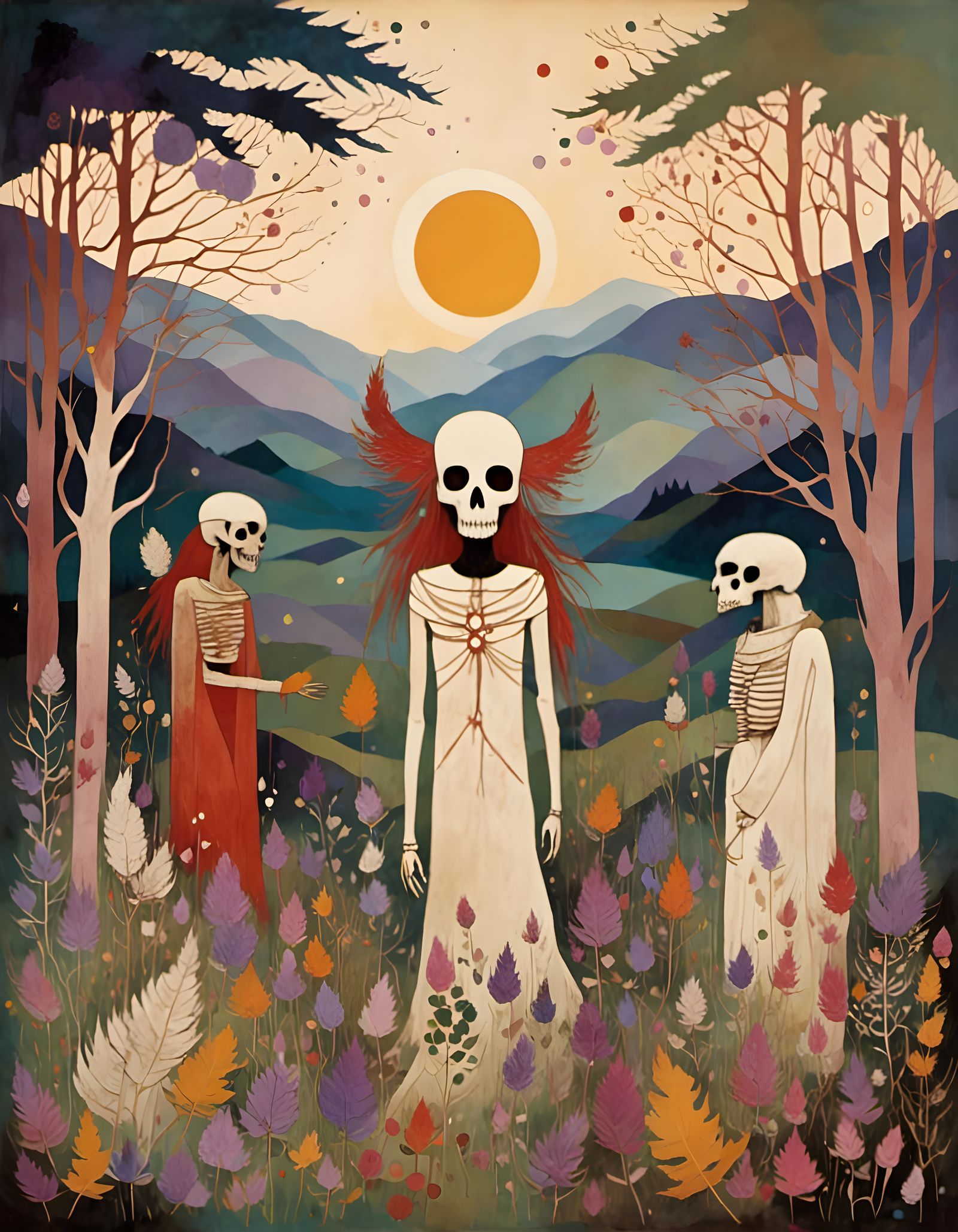 As the sun sinks low