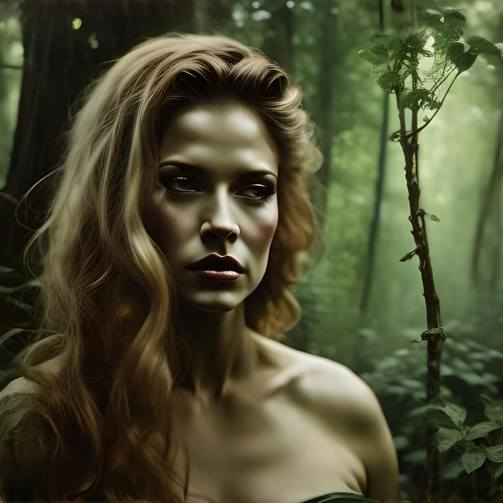 Dryad in Woodland Realm