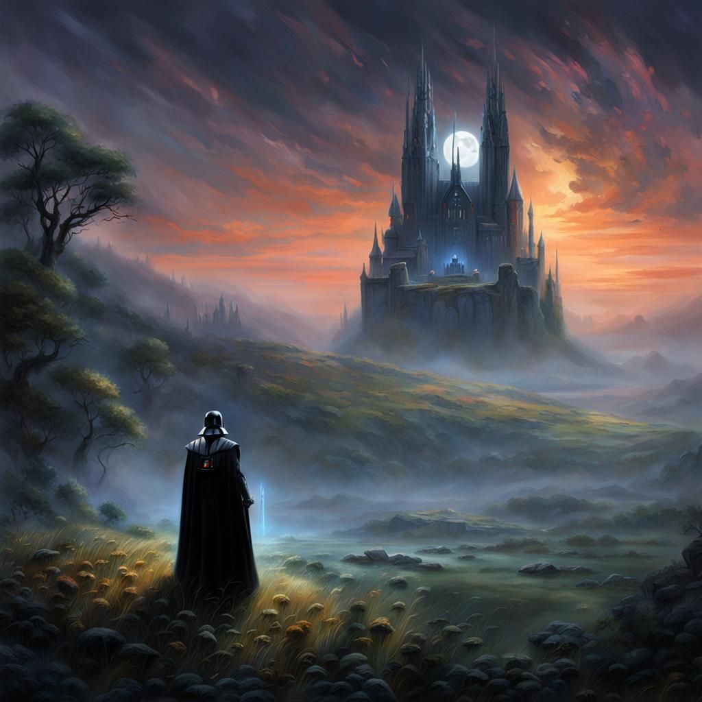 Darth Vader and Padme's Ghost in Misty Naboo