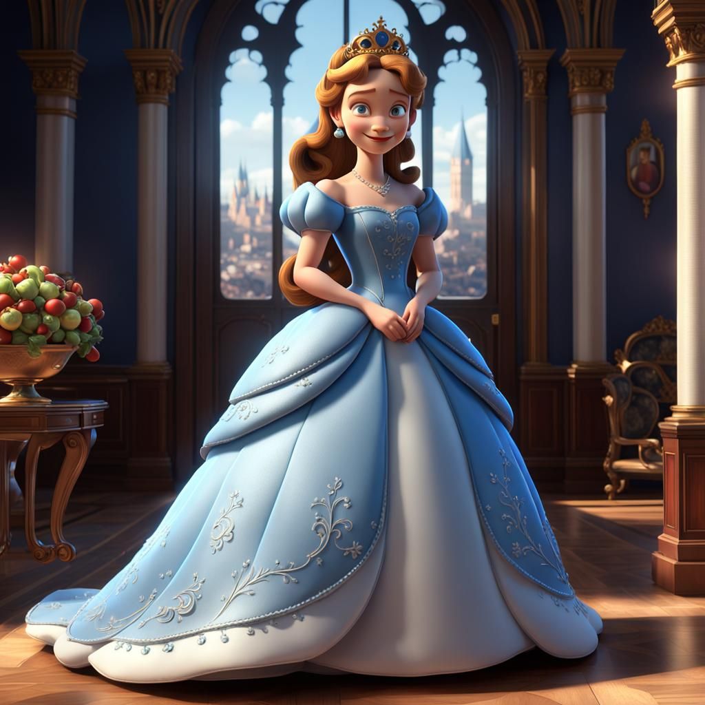 Regal Gluttoness in 3D Cartoon Realism