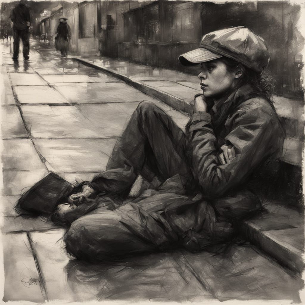 A Woman's Solace in Urban Desolation