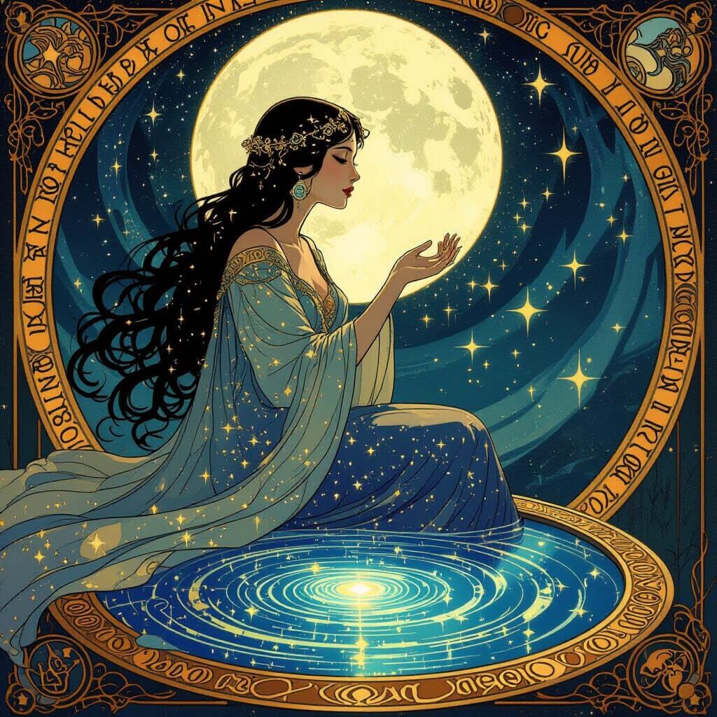 Valshaari Oracle in Art Nouveau Style