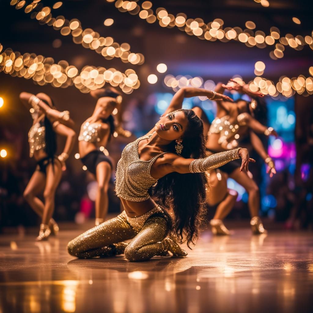Sparkling exotic dancers