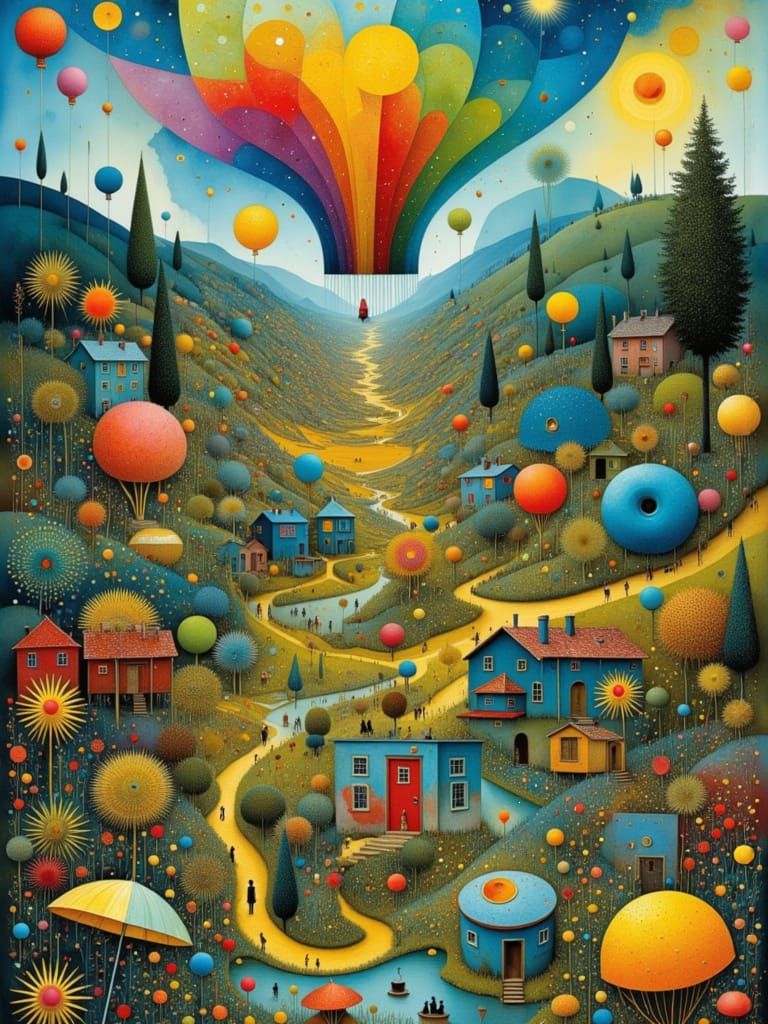 Giant Insects and Tiny Creatures on Alien Planet