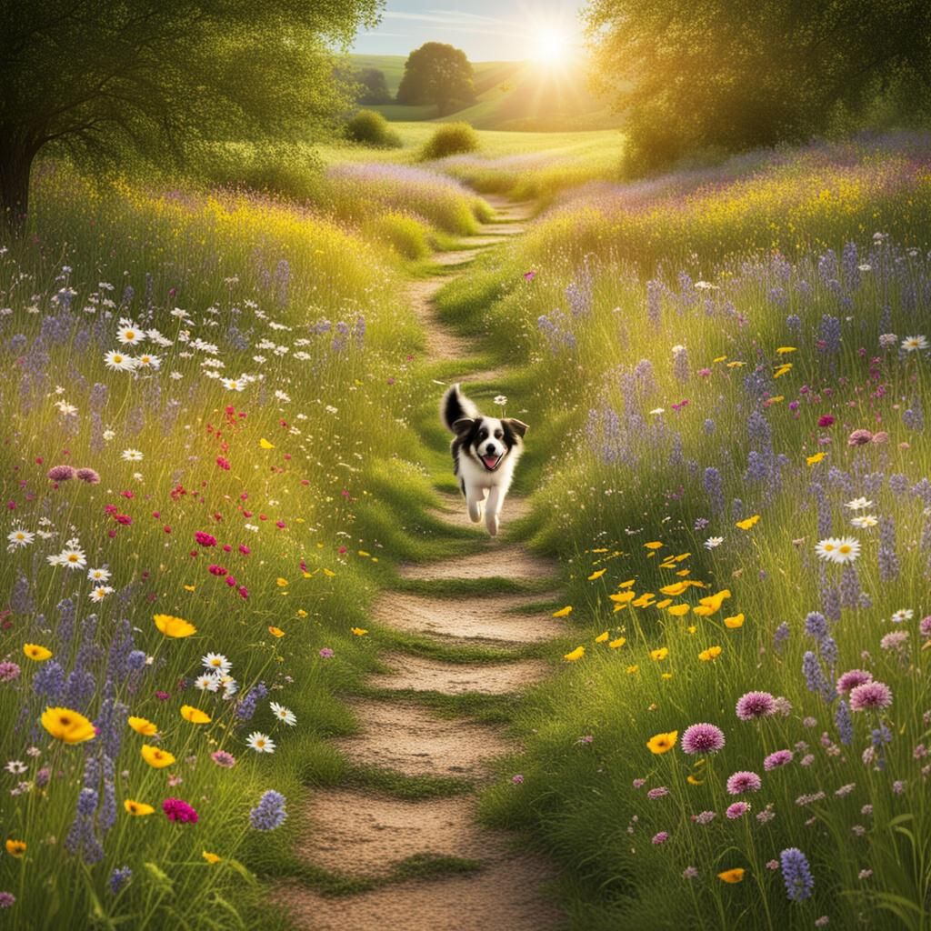 Path to a Happy Land of Puppies and Sunshine