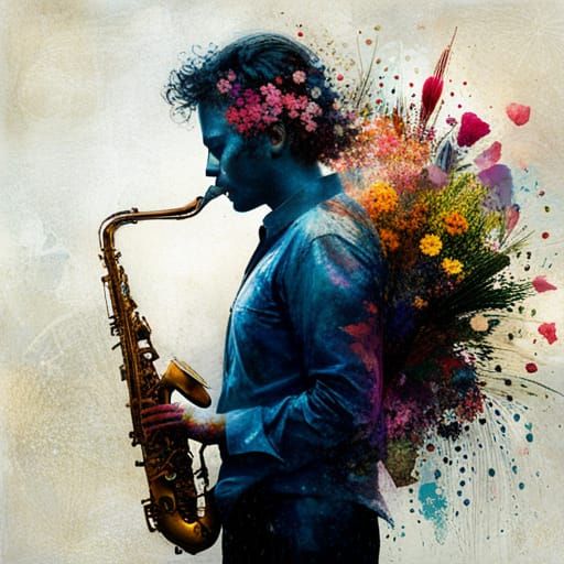 Sax player
