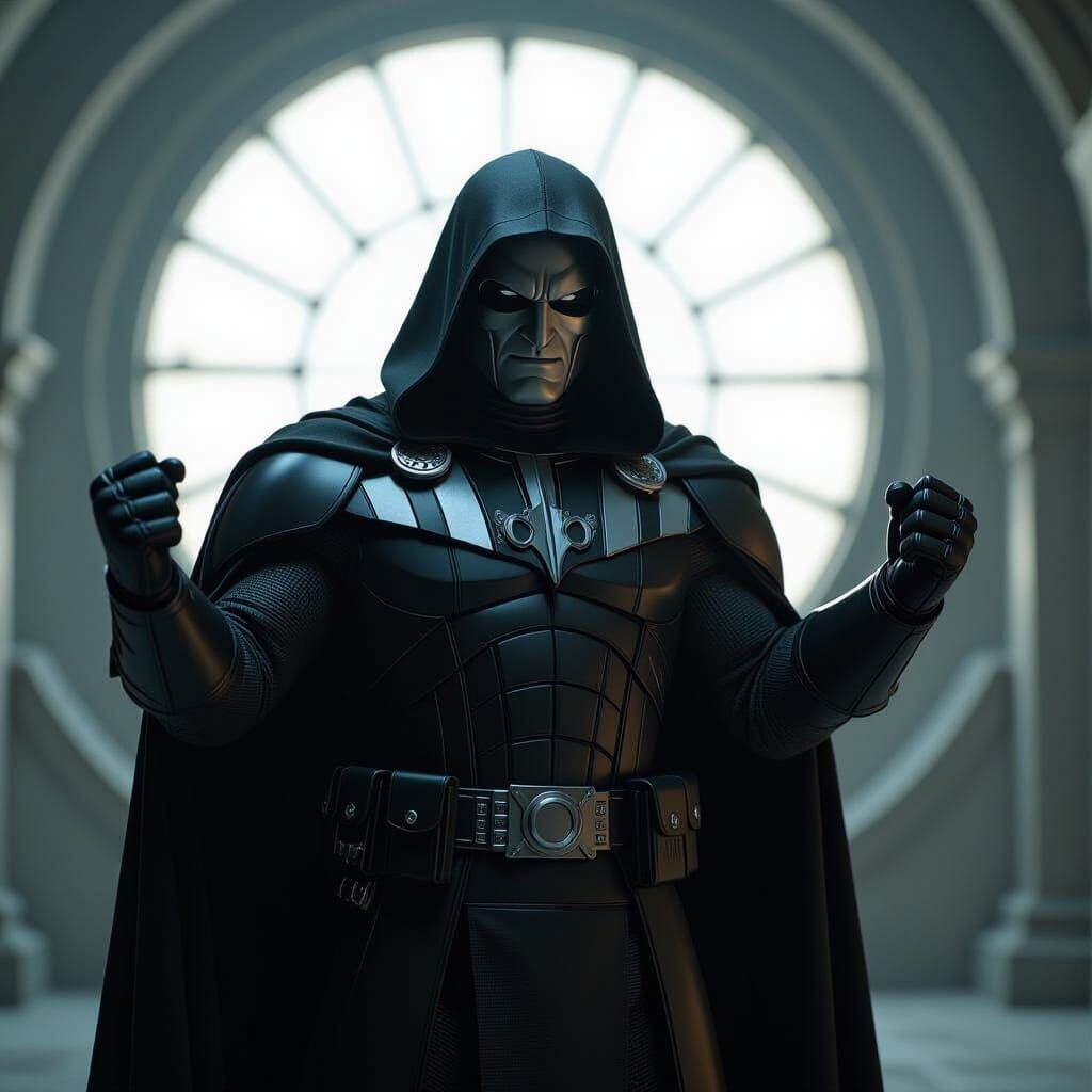 Triumphant Doctor Doom: Cinematic Film Still