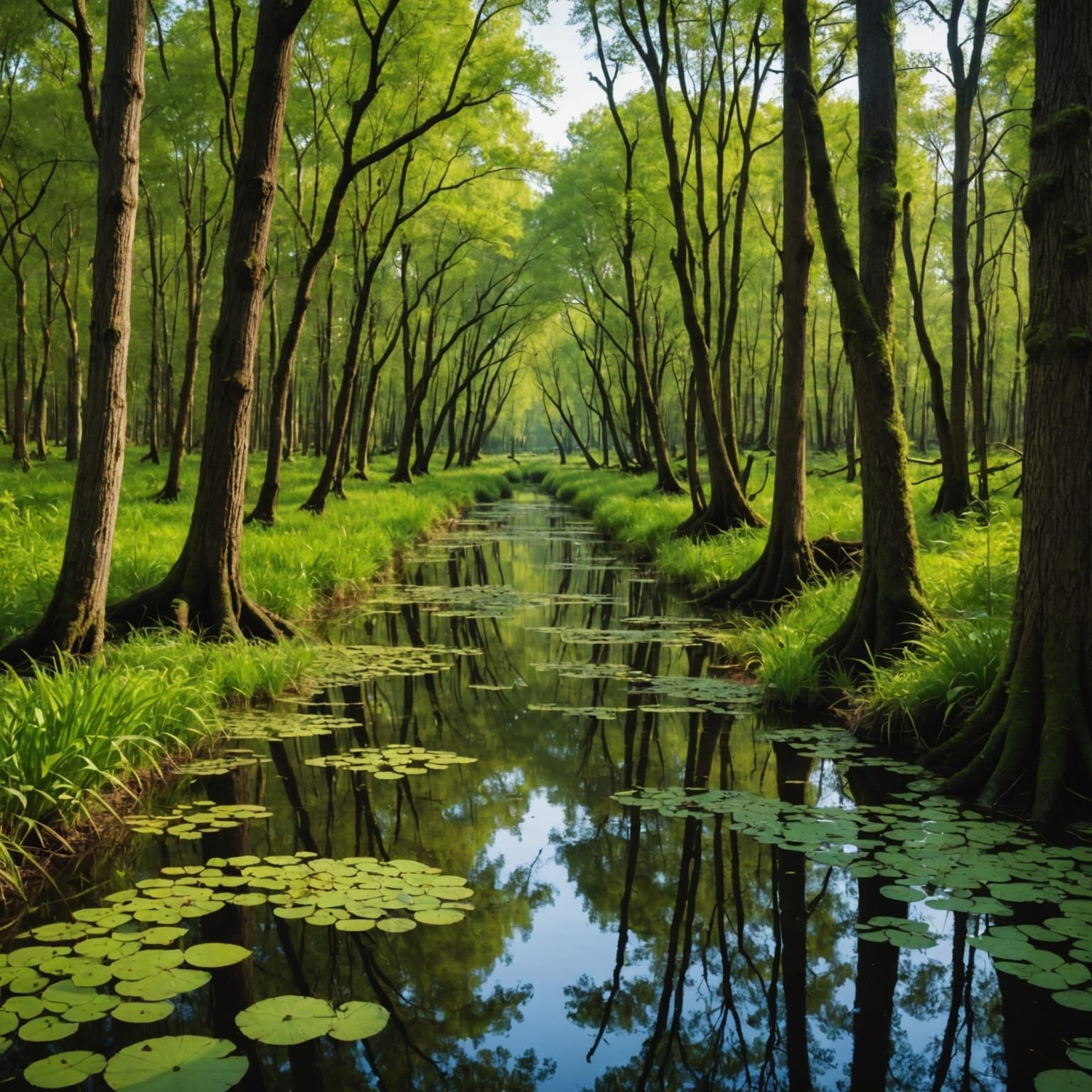 Urban Oasis in a Hidden Swamp