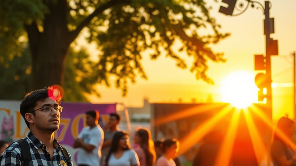 Vibrant Watercolour Portrait in Saturated Colors