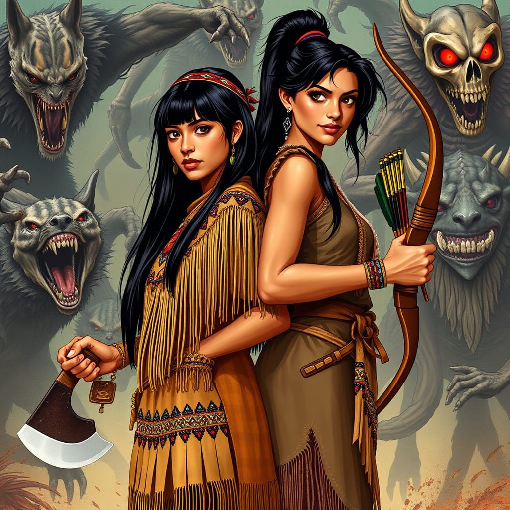 Native American Sisters Stand Strong Against Fierce Tribal B...