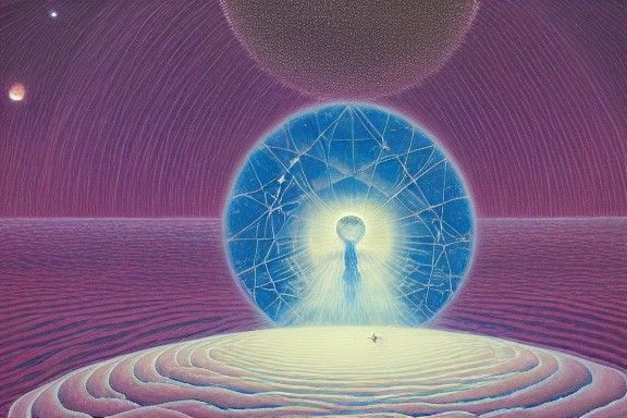 Cosmic Dream Nightmare: A Digital Space Painting