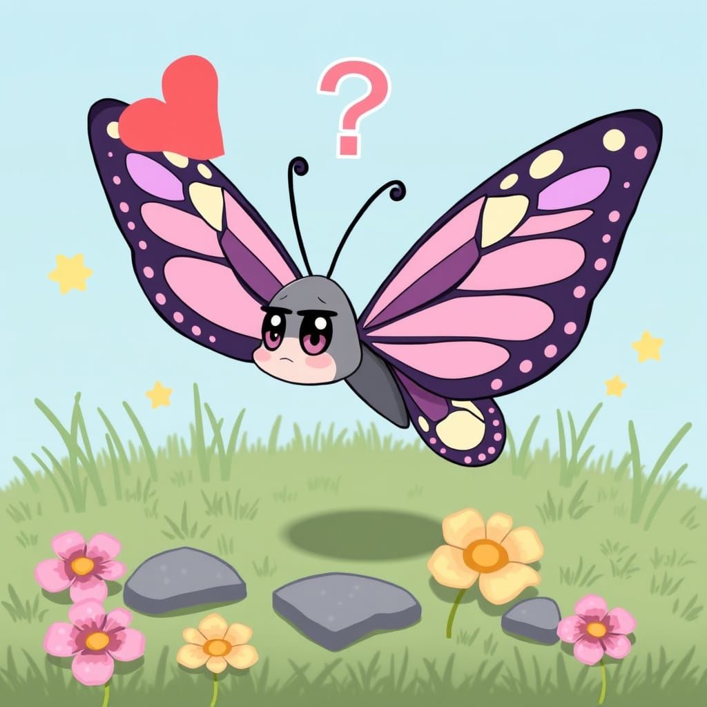 A confused butterfly, Disgaea style